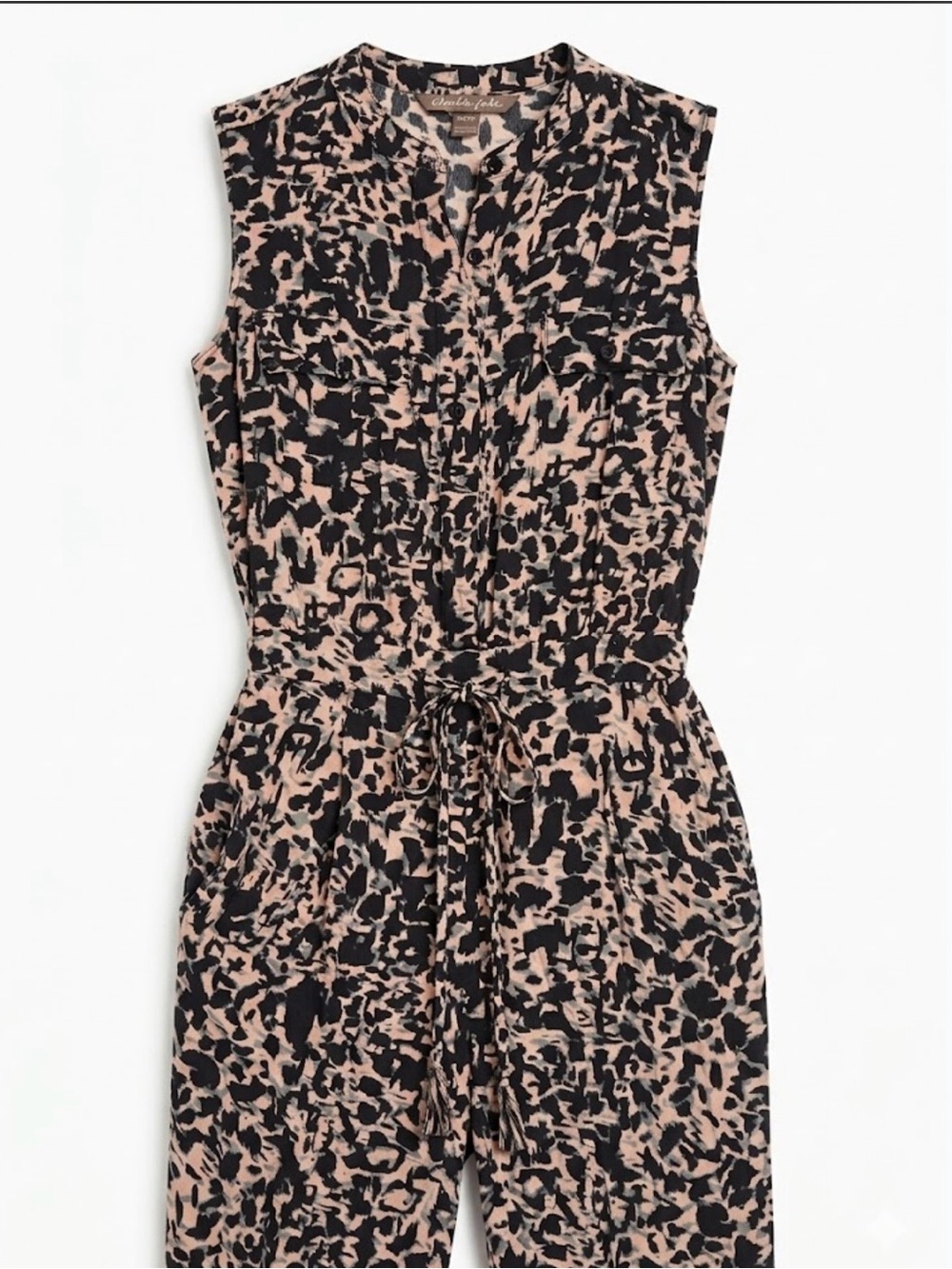Charlie Jade jumpsuit,drawstring waist, an elasticized back waistband, 2pockets,